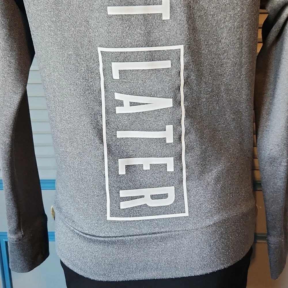 Aeropostale Gray Performance Zip Hoodie - Picture 11 of 14